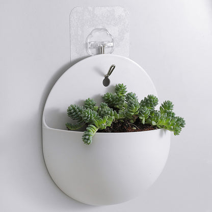 Wall-Mounted Hanging Planter, Half-Round Succulent Flower Pot