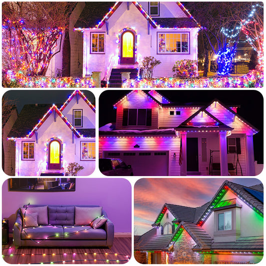 Addressable RGB LED String Lights — Dream-Color Smart Fairy Lights for Bedroom & Party Decor