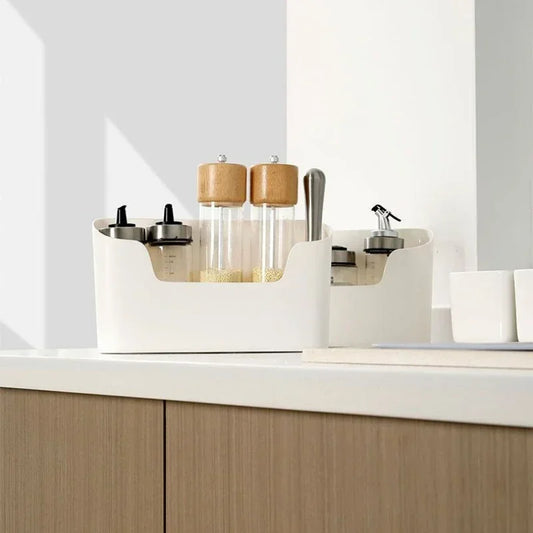 Wall-Mounted Adhesive Storage Rack — No-Drill Organizer Shelf for Bathroom & Kitchen