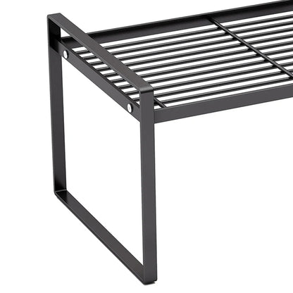 Steel Cabinet Shelf Rack, Stackable Kitchen Counter Organizer