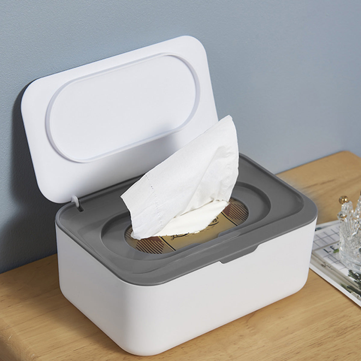 Wet Wipes Dispenser Box - Sealed Lid Tissue Storage Holder