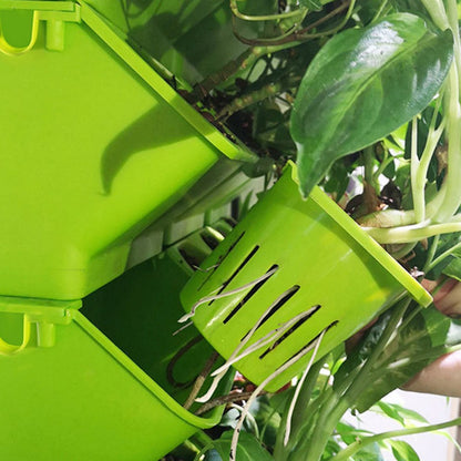 Vertical Wall Hanging Planter, Stackable Garden Pot Pouch