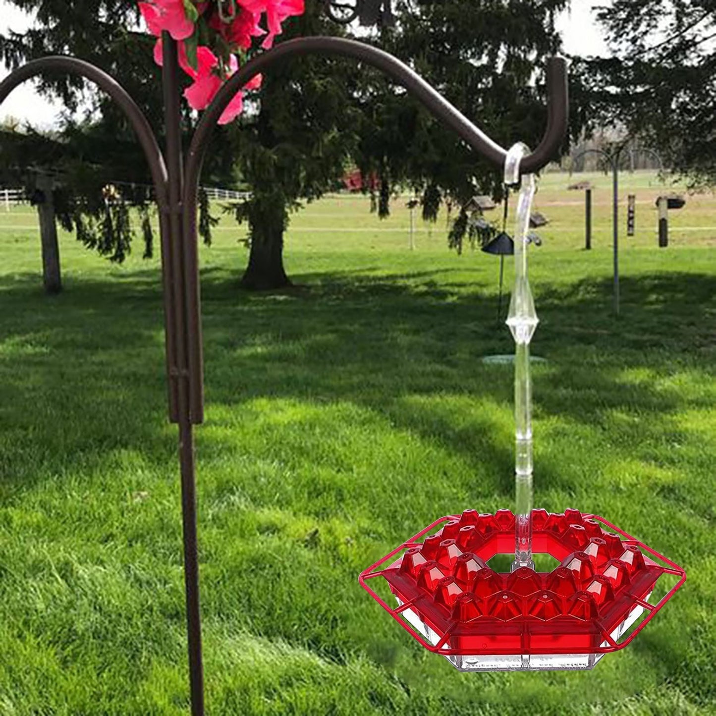 Hanging Hummingbird Feeder 30cm Ant and Bee Resistant Bird Feeder