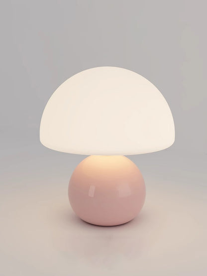 Mushroom Table Lamp - Cute Bedside Night Light with USB Plug