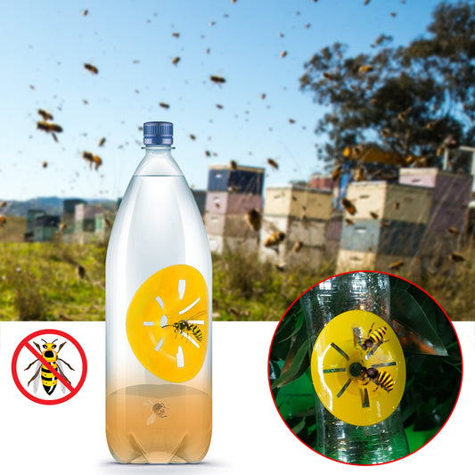 Reusable Wasp Trap Funnel Caps - Outdoor Hornet & Insect Catcher Lids
