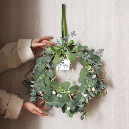 Artificial Seeded Eucalyptus Leaves — Faux Greenery Stems