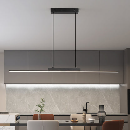 Modern Linear LED Pendant Light for Kitchen and Dining Room