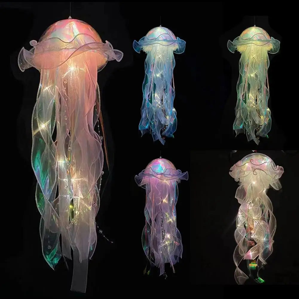 Jellyfish Night Light - Color-Changing Hanging Lantern Mood Lamp