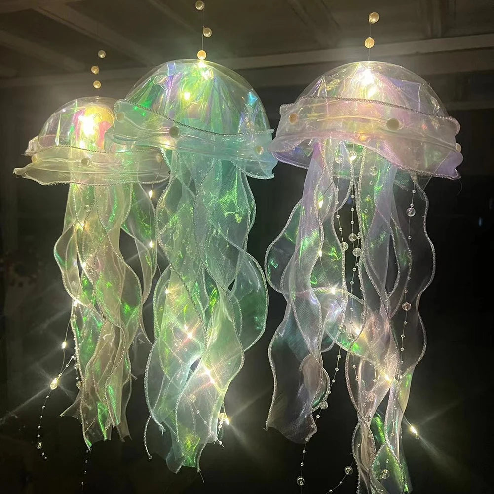 Jellyfish Night Light - Color-Changing Hanging Lantern Mood Lamp