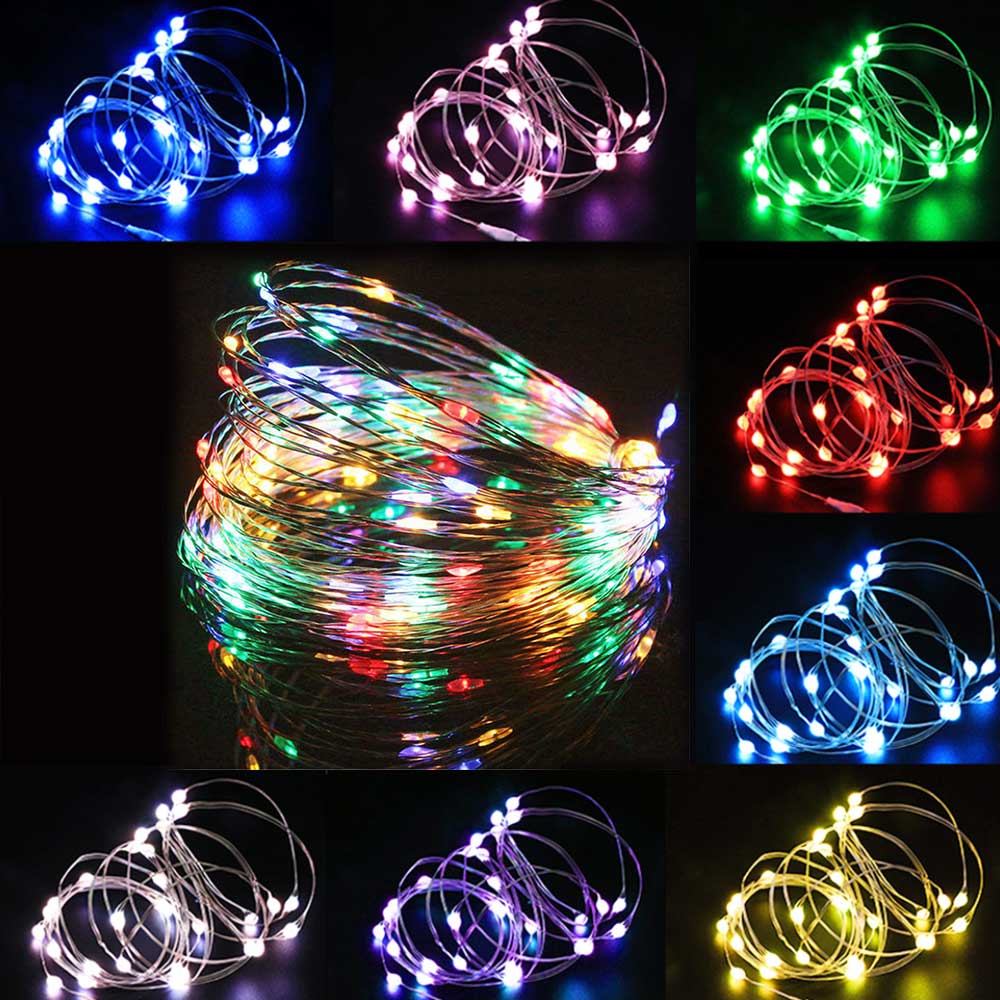 USB Copper Wire Fairy Lights - Warm & Color Glow String Lights