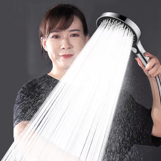 High-Pressure Shower Head with Filter - Large 3-Mode Handheld Sprayer