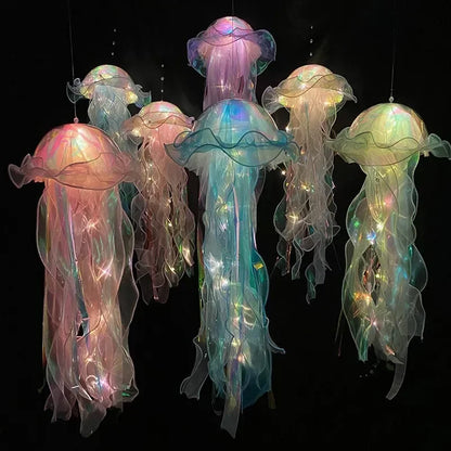Jellyfish Mood Lamp - Portable LED Atmosphere Night Light Decor