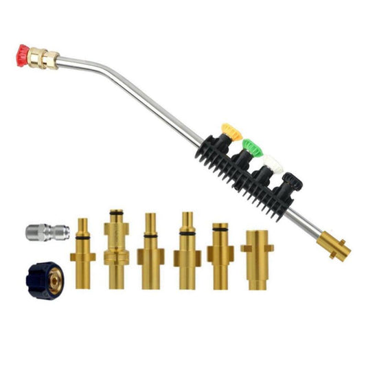 Pressure Washer Extension Wand 30 Bent Lance with 5 Spray Nozzles