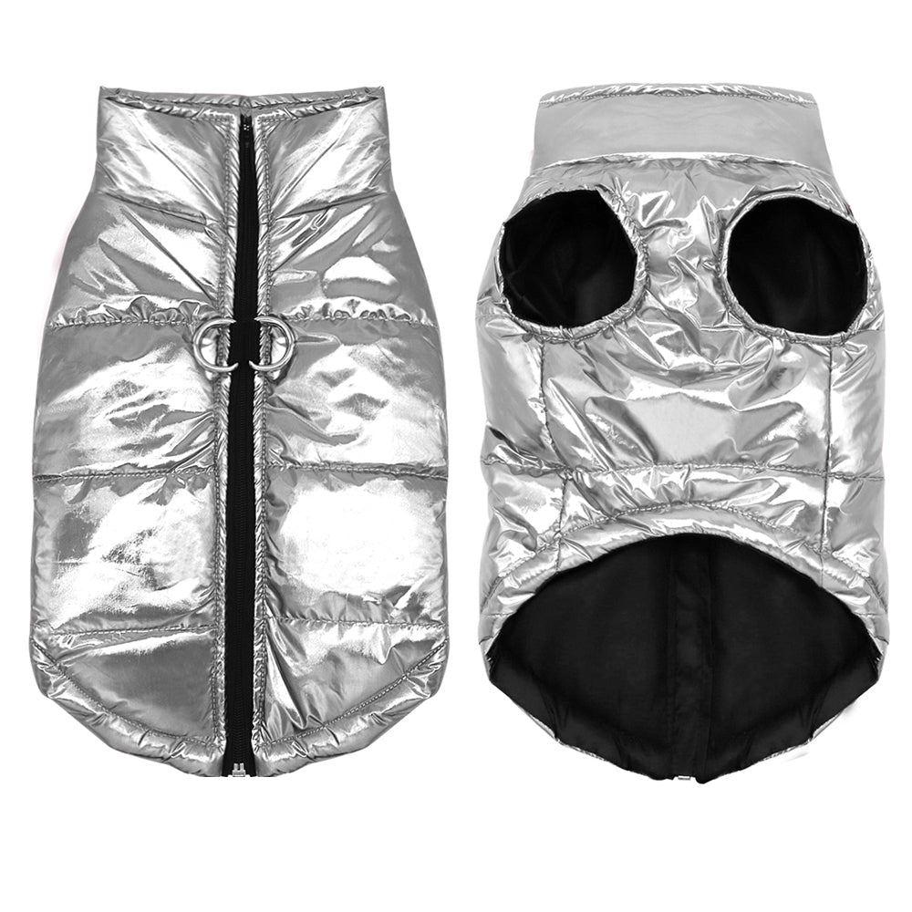 Waterproof Dog Winter Coat Small Dog Padded Jacket Warm Pet Vest