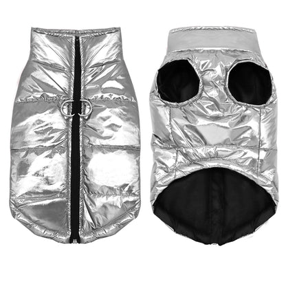 Waterproof Dog Winter Coat Small Dog Padded Jacket Warm Pet Vest