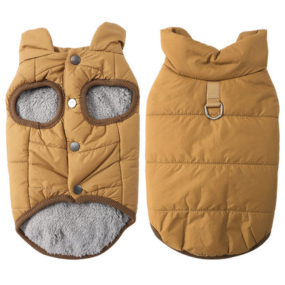 Waterproof Winter Dog Coat - Fleece-Lined Jacket for Small Dogs