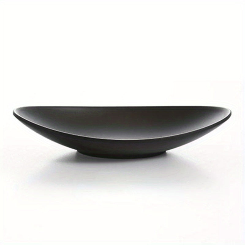 Oval Matte Black Trinket Dish - Jewelry, Ring & Key Tray Organizer