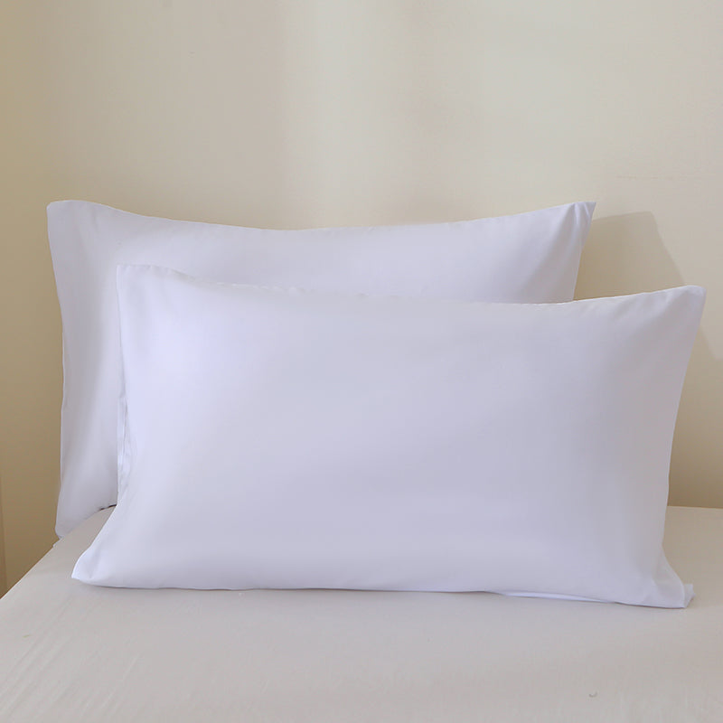 Brushed Pillowcases Set of 2 — Soft Solid Bed Pillow Covers