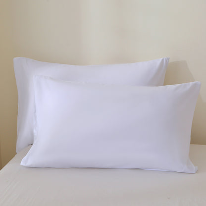 Brushed Pillowcases Set of 2 — Soft Solid Bed Pillow Covers
