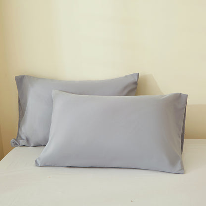 Brushed Pillowcases Set of 2 — Soft Solid Bed Pillow Covers