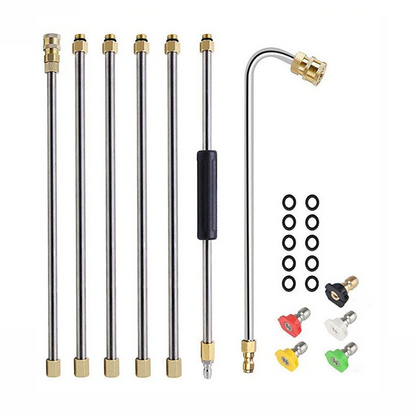 Pressure Washer Extension Wand Set with Quick-Connect Spray Nozzles
