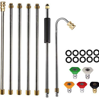Pressure Washer Extension Wand Set with Quick-Connect Spray Nozzles