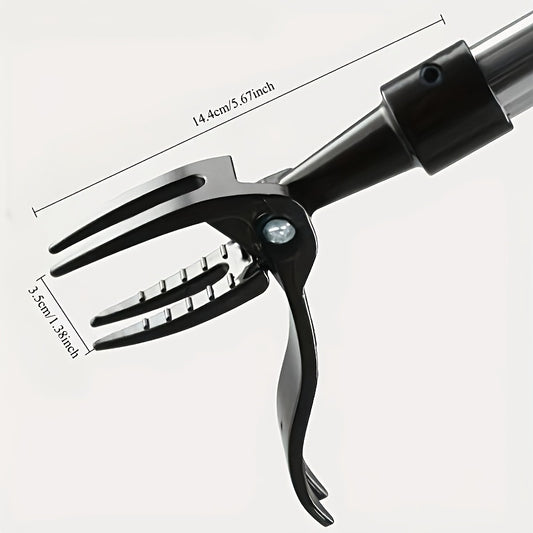 4-Claw Garden Weed Puller Tool Head, Steel Root Remover Attachment