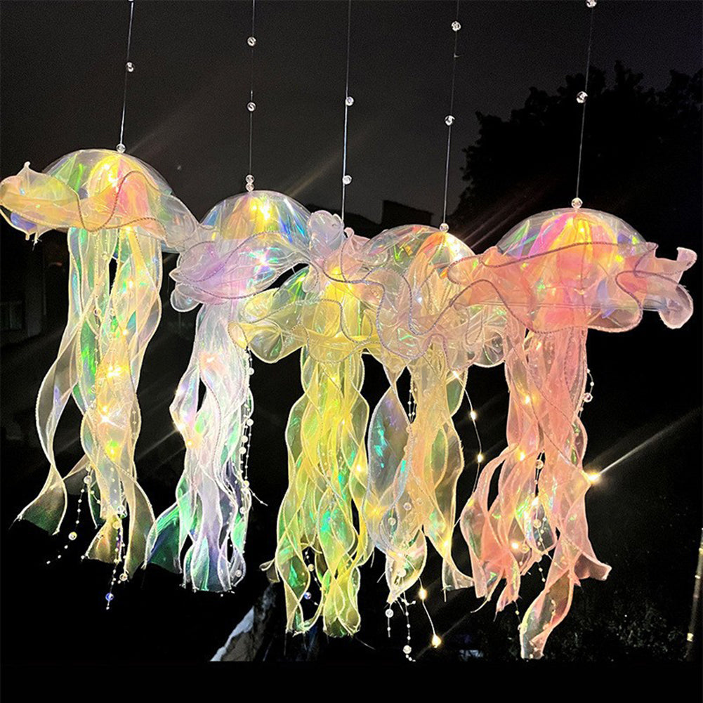 LED Jellyfish Lamp - Color-Changing Bedroom Mood Night Light