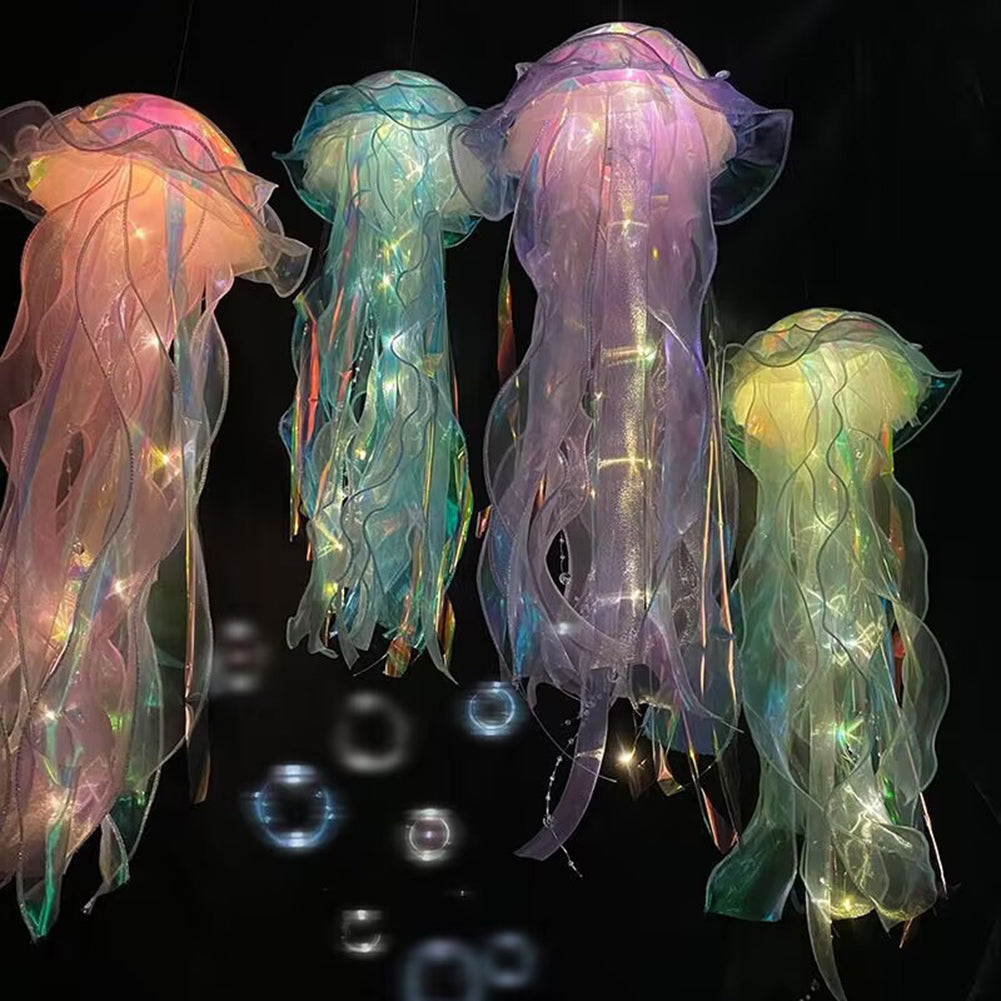 LED Jellyfish Lamp - Color-Changing Bedroom Mood Night Light