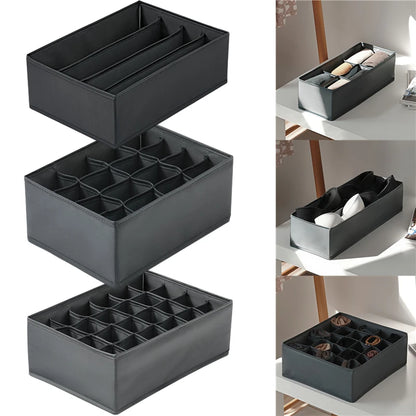 Compartment Drawer Organizer for Underwear, Socks & Scarves