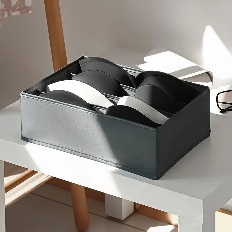 Compartment Drawer Organizer for Underwear, Socks & Scarves