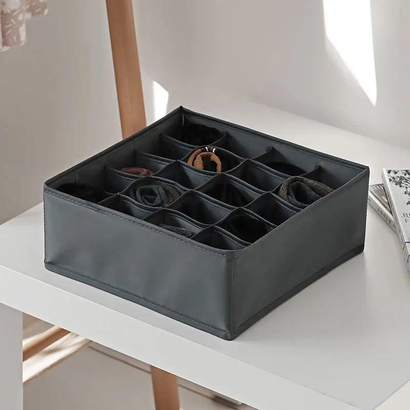 Compartment Drawer Organizer for Underwear, Socks & Scarves