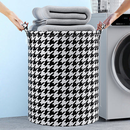 Tall Collapsible Laundry Basket with Handles, Large Capacity