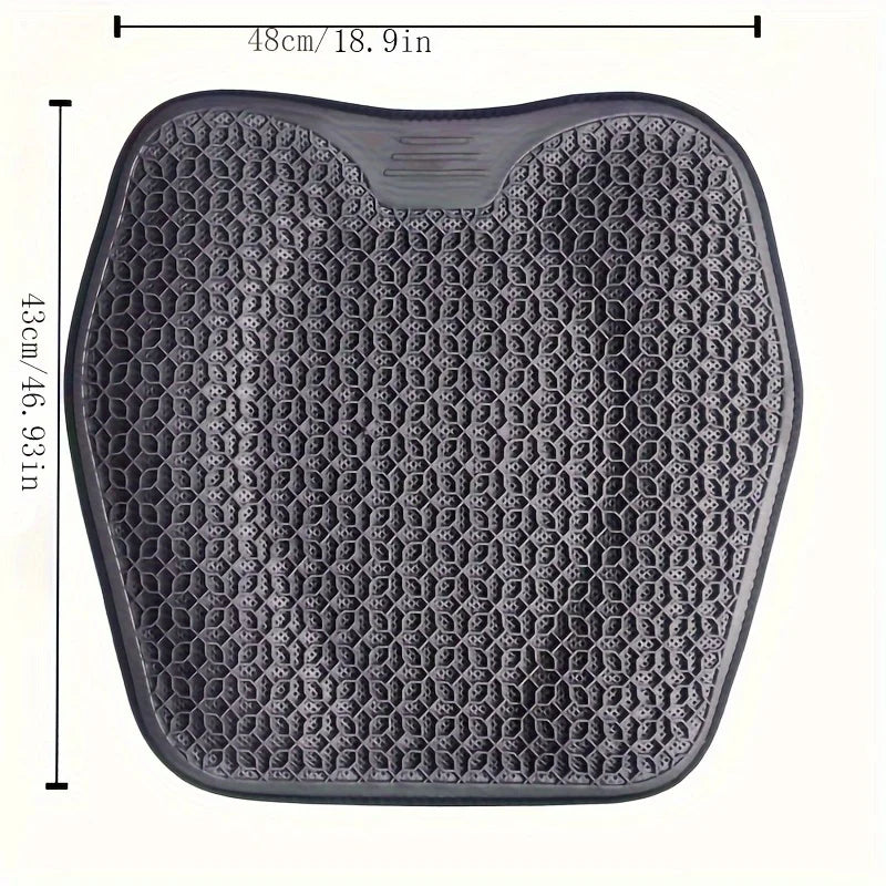 Honeycomb Gel Seat Cushion Breathable Cooling Chair Pad for Car Office