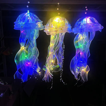 RGB Jellyfish Night Light - Color Changing Mood Lamp Bedroom Decor