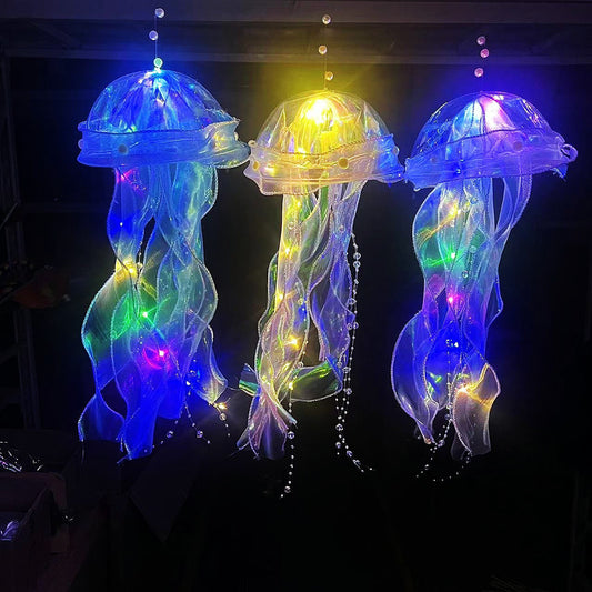 RGB Jellyfish Night Light — Color Changing LED Mood Lamp for Bedroom Decor & Kids Room