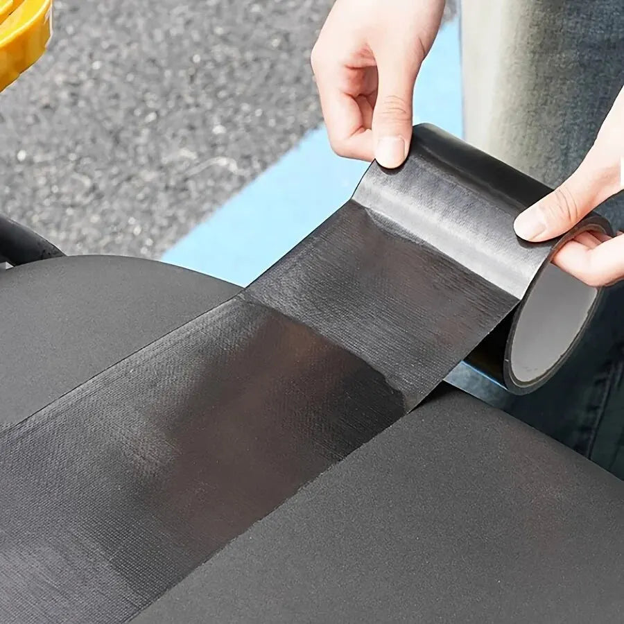 Black Leather Repair Tape, Self-Adhesive Cloth Patch for Furniture