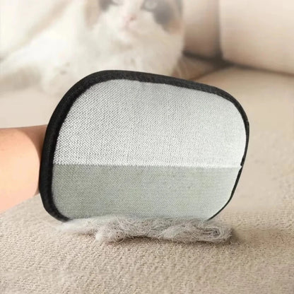 Pet Hair Removal Grooming Mitt - Reusable Double-Sided Deshedding Glov