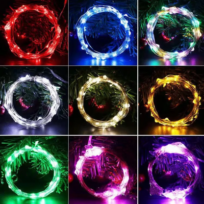 USB Fairy String Lights with Remote - 8 Modes, Timer & Dimmable Glow