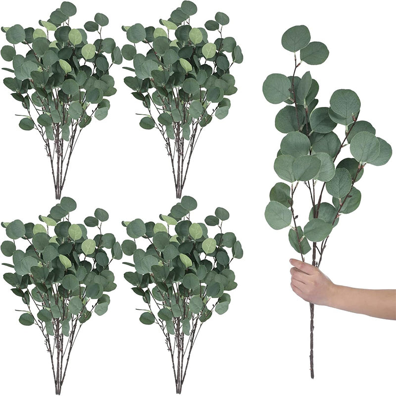 Artificial Eucalyptus Stem — 60cm Faux Greenery with Berries