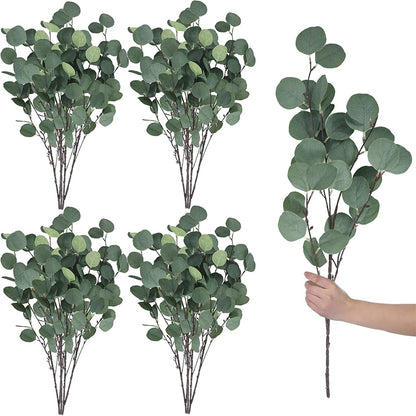 Artificial Eucalyptus Stem — 60cm Faux Greenery with Berries