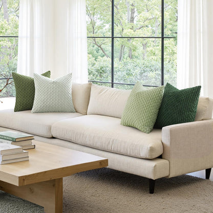 Corduroy Throw Pillow Covers — Soft Textured Boho Cushion Decor
