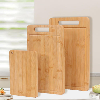 Bamboo Cutting Board Set — 3-Piece Kitchen Chopping & Serving Boards