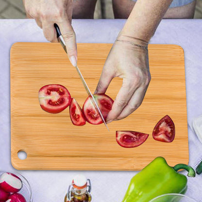 Bamboo Cutting Board Set — 3-Piece Kitchen Chopping & Serving Boards