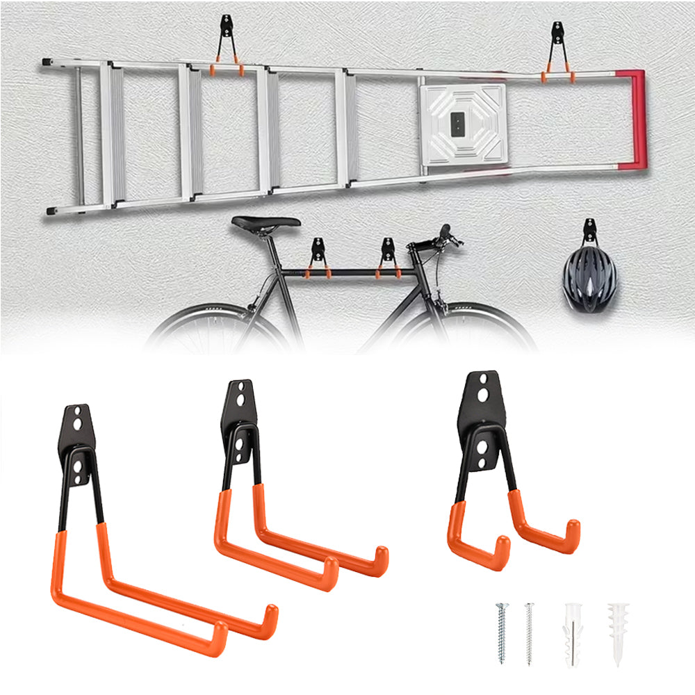 Heavy-Duty Garage Wall Hooks Steel Utility Hangers for Tools