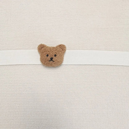 Cute Teddy Bear Curtain Tieback — Embroidered Nursery Holdback