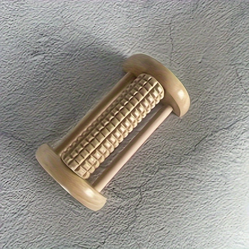 Wooden Foot Massage Roller, Handheld Reflexology Roller for Tired Feet
