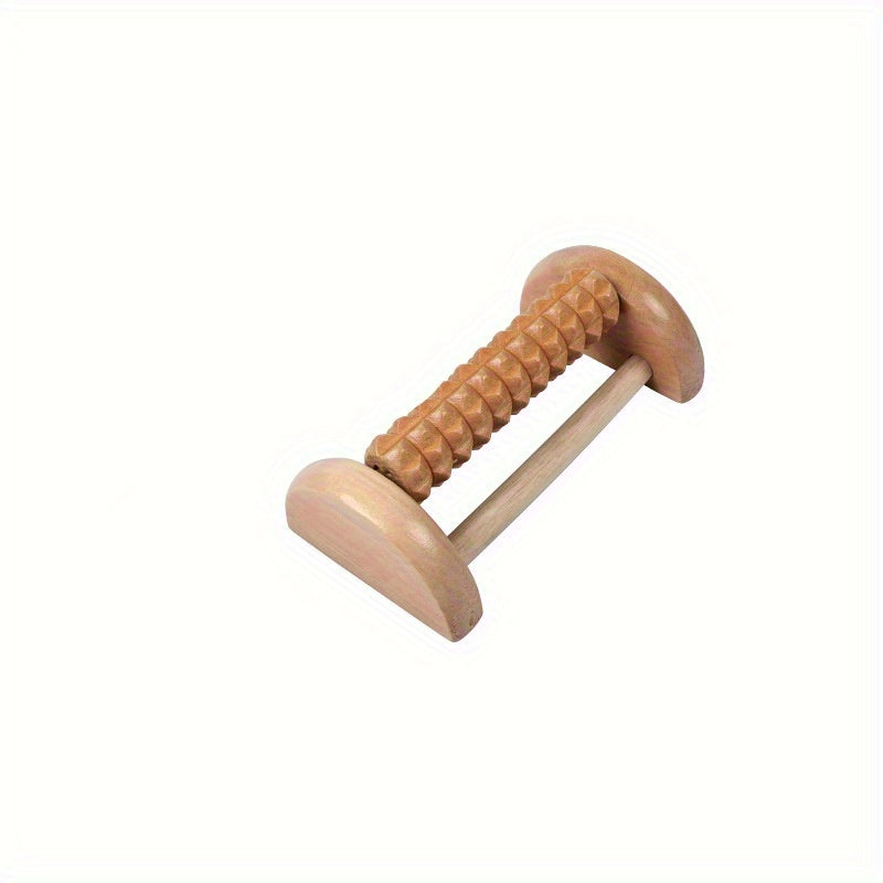 Wooden Foot Massage Roller, Handheld Reflexology Roller for Tired Feet