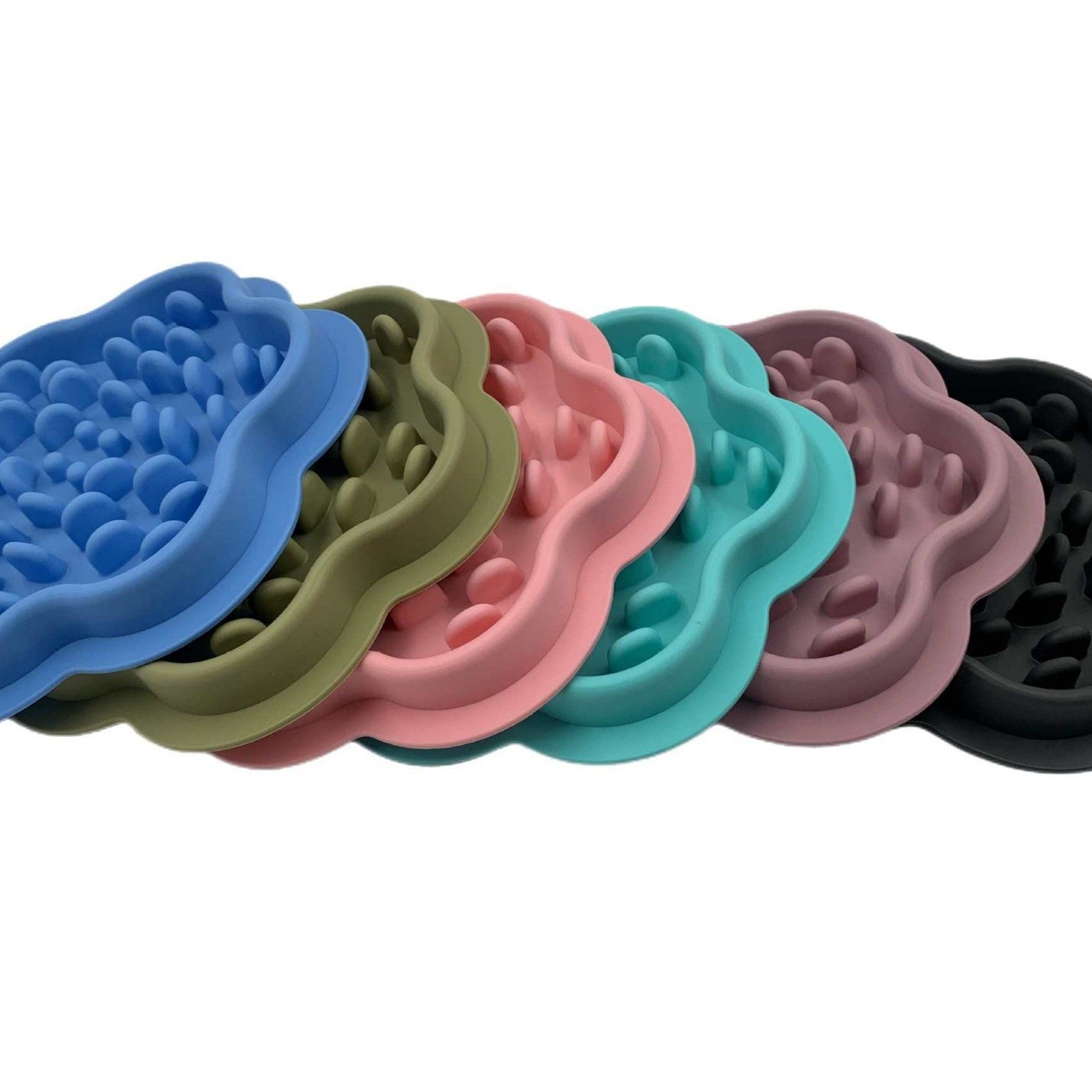 Slow Feeder Dog Bowl - Non-Slip Silicone Maze Mat for Pets