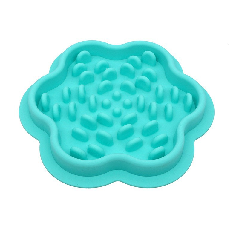 Slow Feeder Dog Bowl - Non-Slip Silicone Maze Mat for Pets
